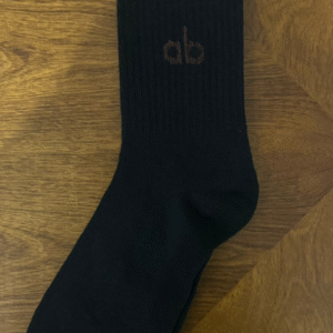 Noir Print Socks